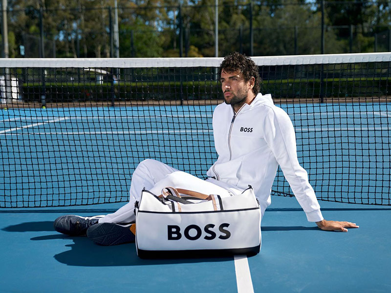 تعاون طويل الأمد بين BOSS ونجم التنس ماتيو بيريتيني